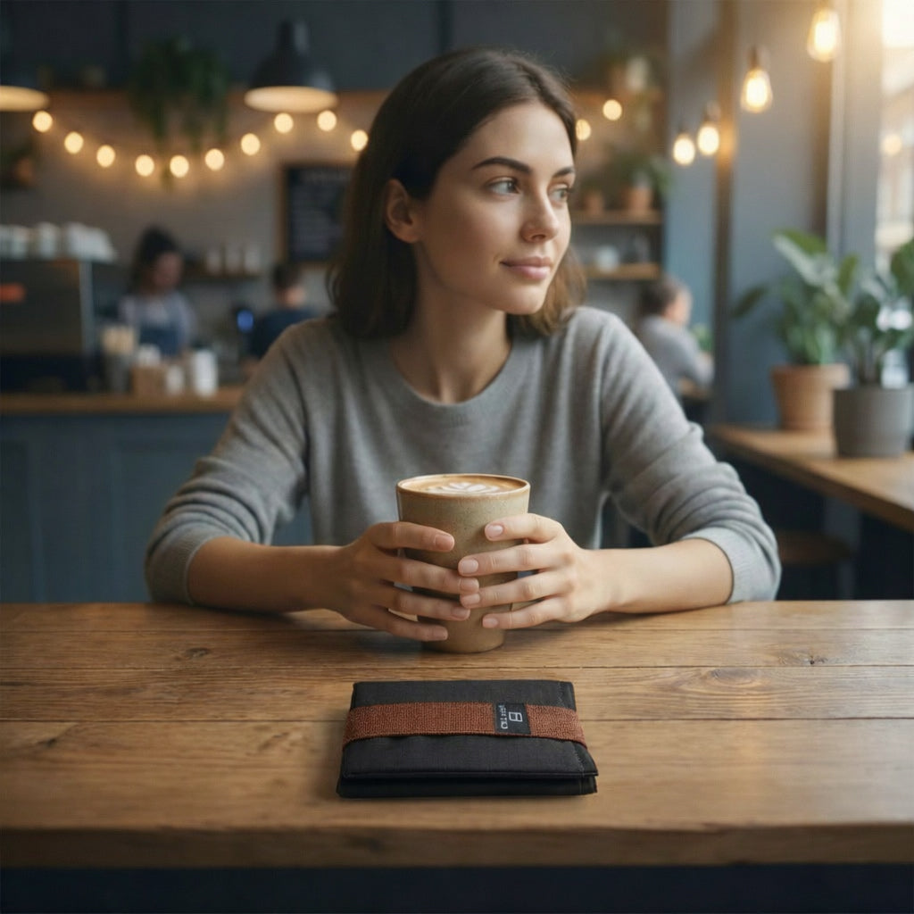 Carry the LIGHT FOLD wallet, enjoy a relaxed and free life every day