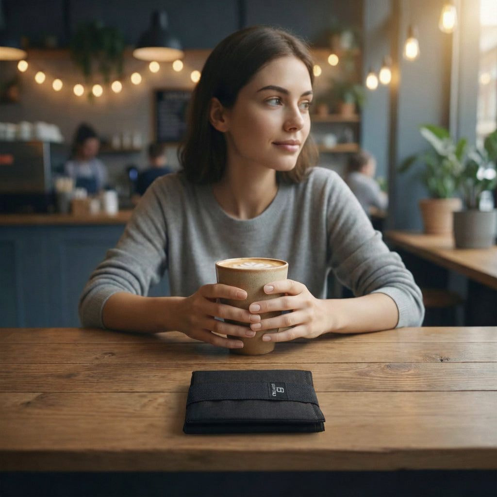 LIGHT FOLD wallet is minimalsit and slim for every day use.