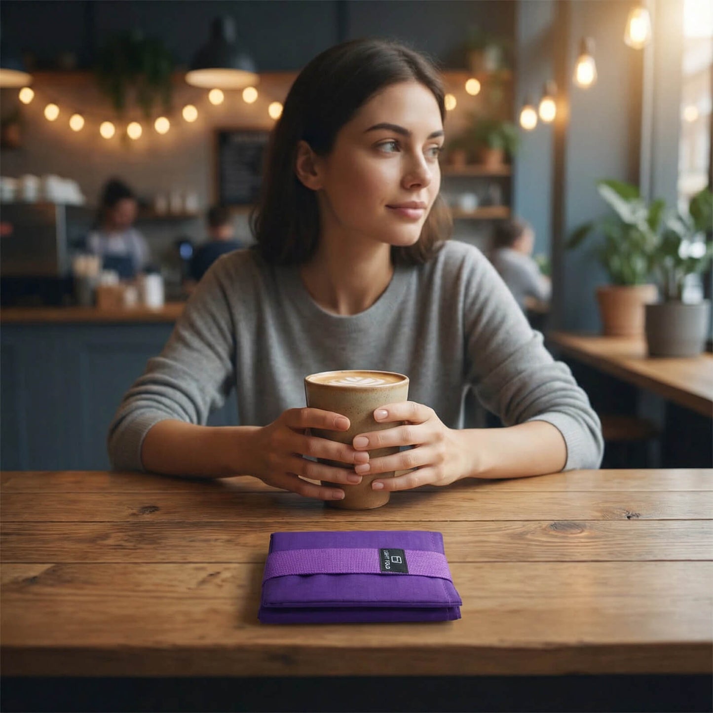Enjoy the lightweight wallet of LIGHT FOLD