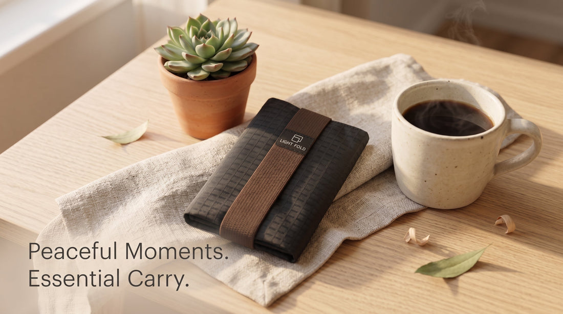 Ditch the Bulk: The Ultimate Vegan & Minimalist Trifold Wallet | LIGHT FOLD