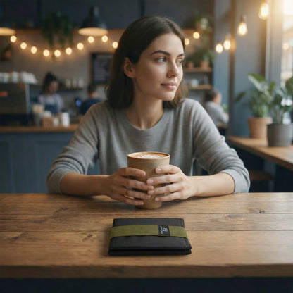 LIGHT FOLD slim minimalist wallet for men and women.