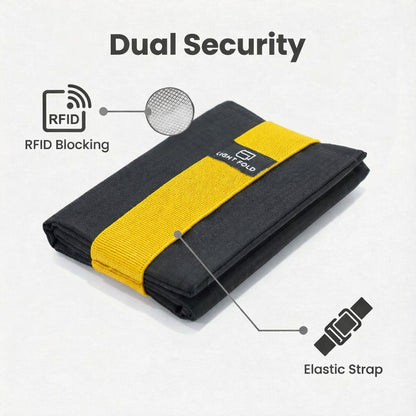 LIGHT FOLD wallet RFID protection build an elastic strap, dual protection