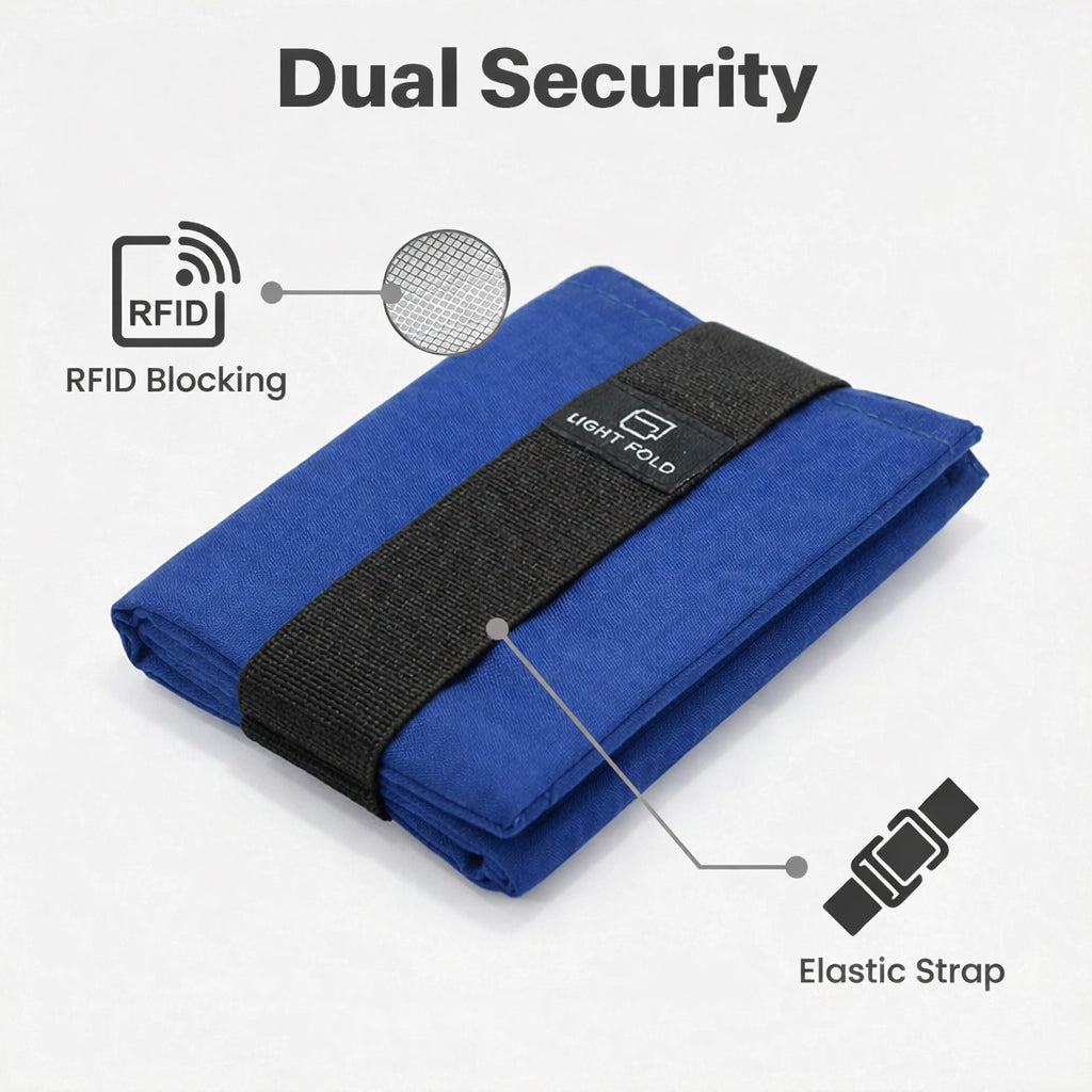 LIGHT FOLD Ultra Thin Front Pocket Wallet for Men - Slim Compact