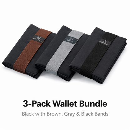 Trifold Wallet Bundle - Neutral Collection (3-Pack)